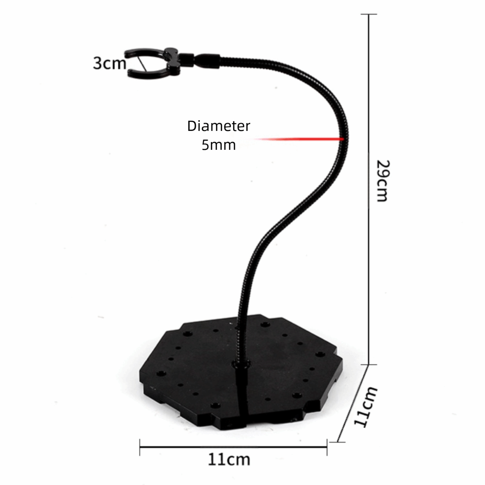 Action Figure Stand - Подставка для аниме-фигурок Snake Tube, ПВХ,