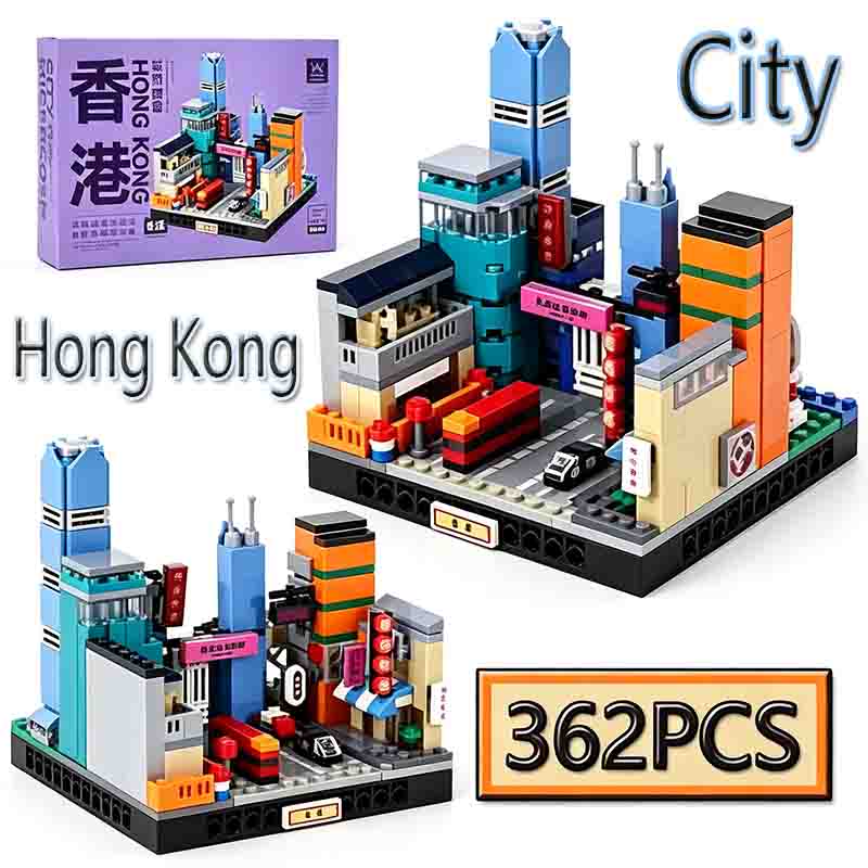 Lego Set Creator - Набор строительных блоков «Городской пейзаж Гонконга»,