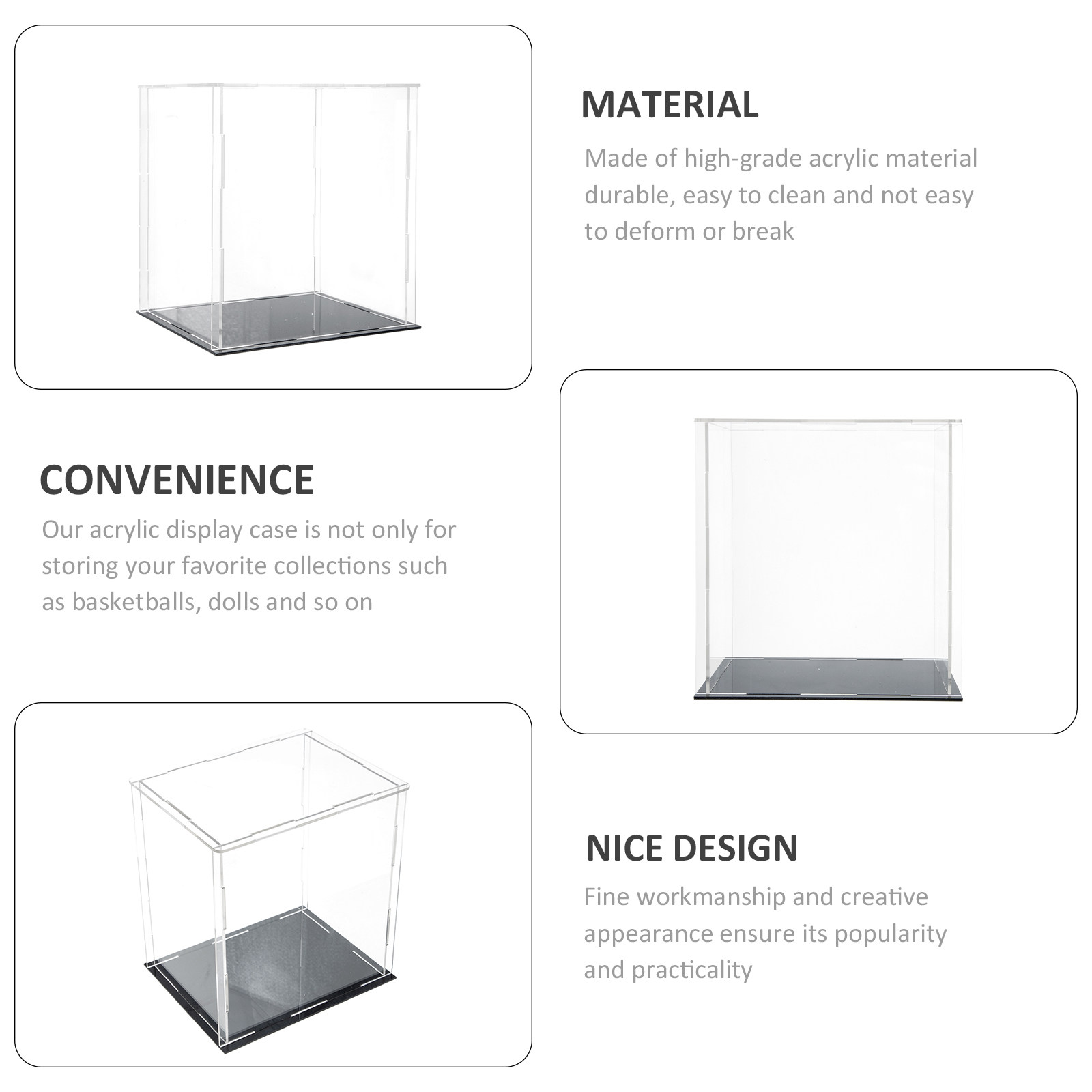 Прозрачный акриловый органайзе – обзор и цена Display Case Acrylic