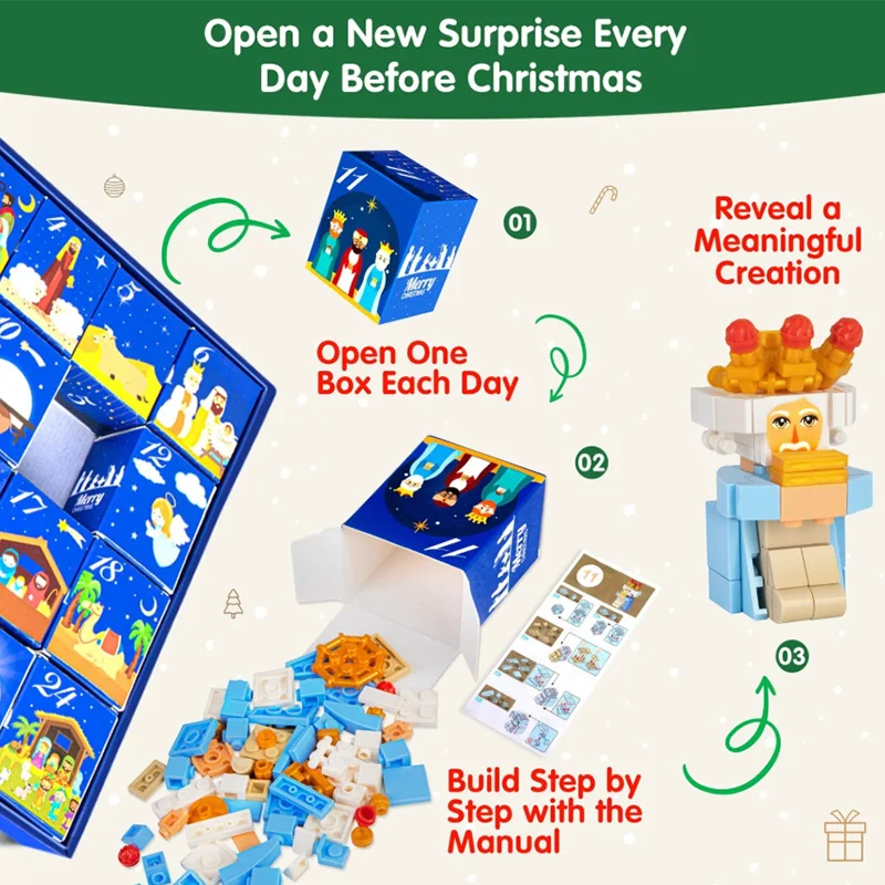 Подарочный набор «Рождественск – обзор и цена Building Block Mini